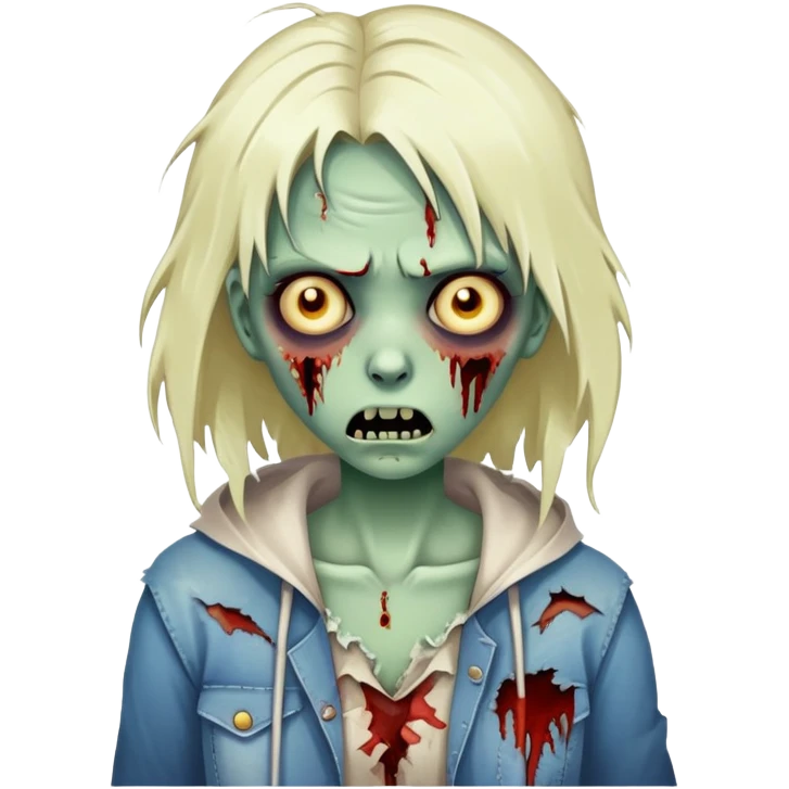 Zombi girl emoji