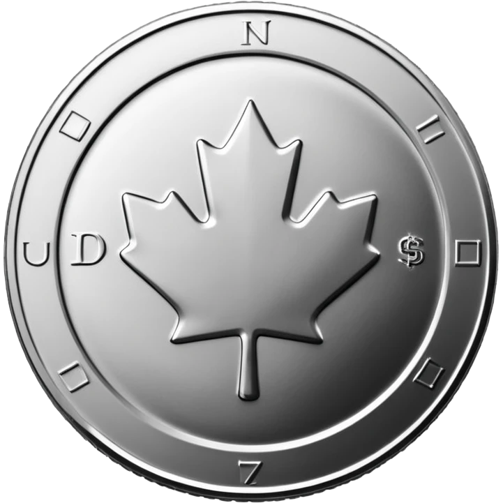 Un Dolar canadiense  emoji