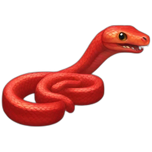 Red Snake  emoji