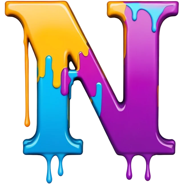Graffiti the letter W with drippy paint  emoji