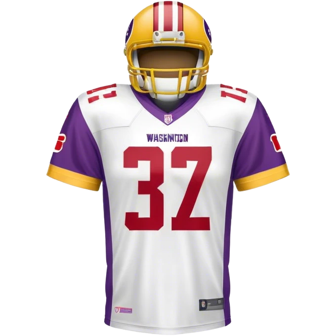 Washington commanders football jersey emoji
