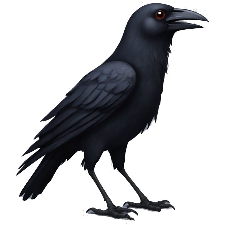 gothic crow emoji