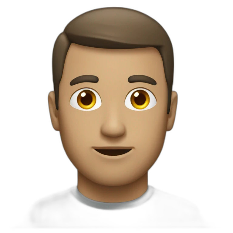 Man coding on low level language emoji