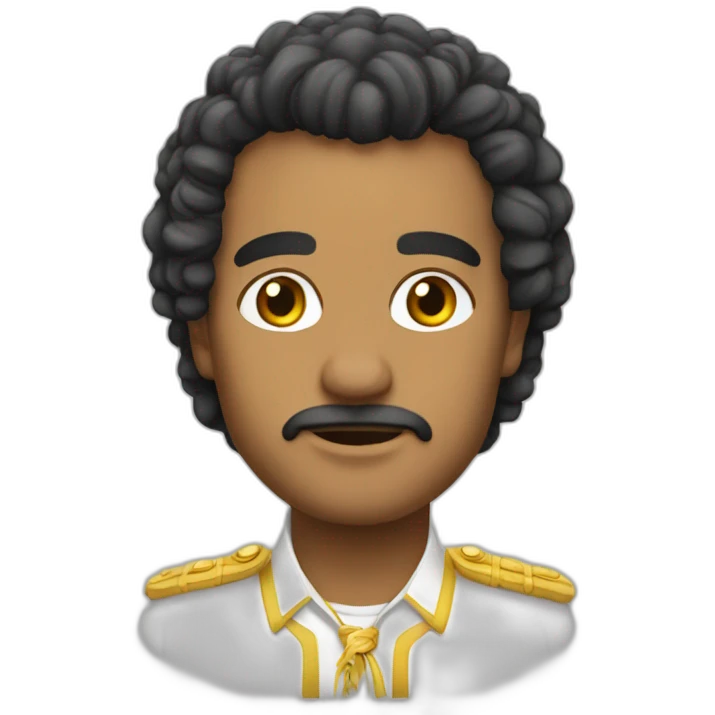 Yo mayor pelo blanco emoji