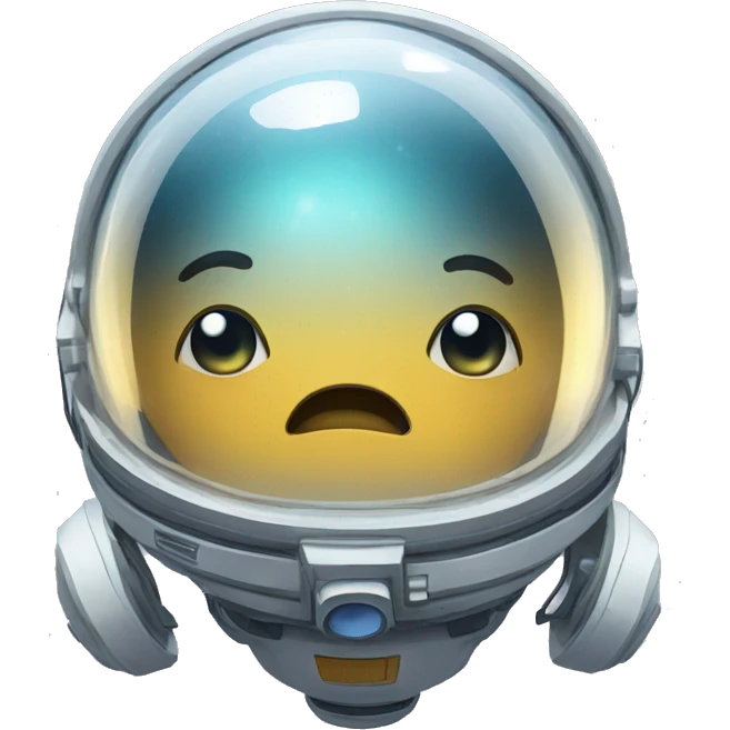 space satellite sad emotion  emoji