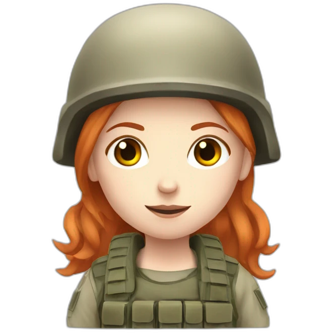 csgo soldier pale redhead girl emoji