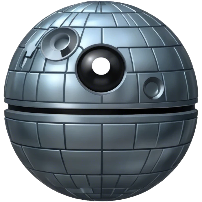 death star but ready to party emoji