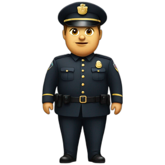 FAT OFFICER emoji
