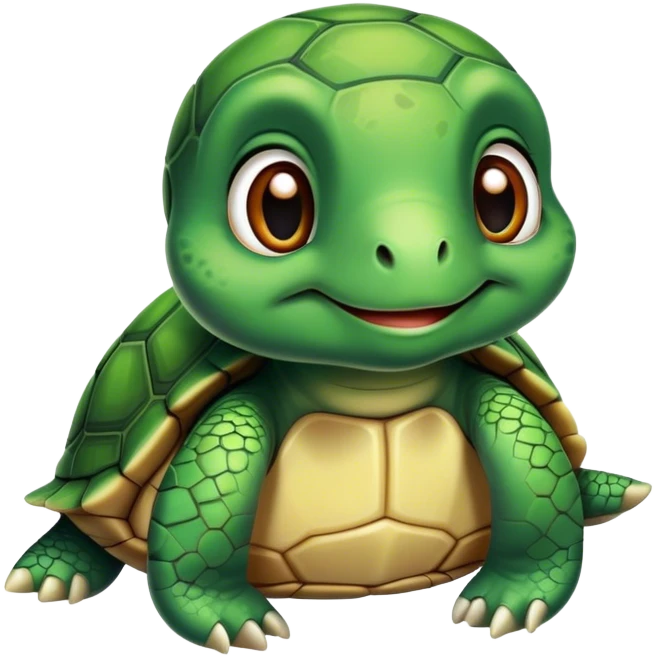 Cute turtle emoji