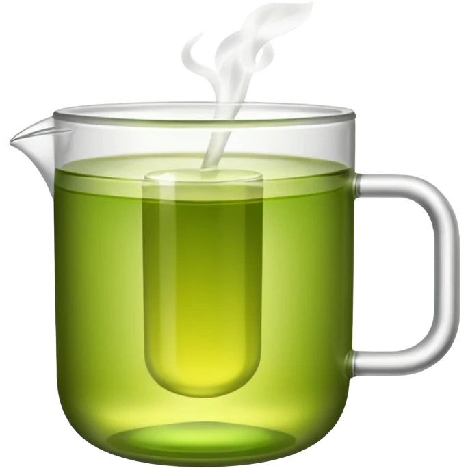 glass cup of green tea emoji