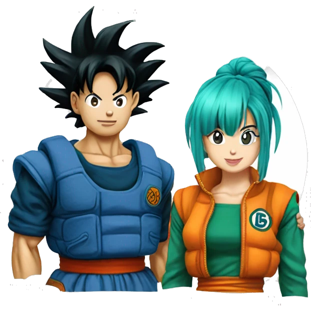 goku + bulma emoji