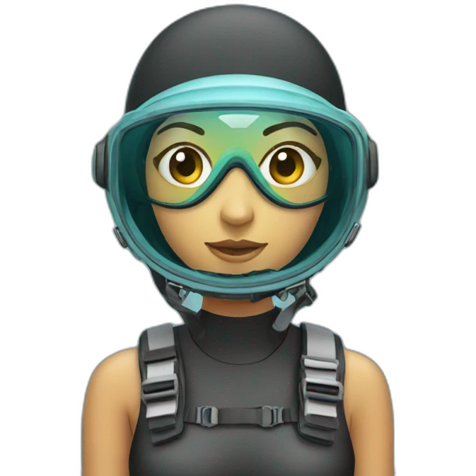 underwater divers woman emoji