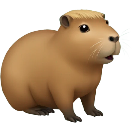 Capybara new years  emoji