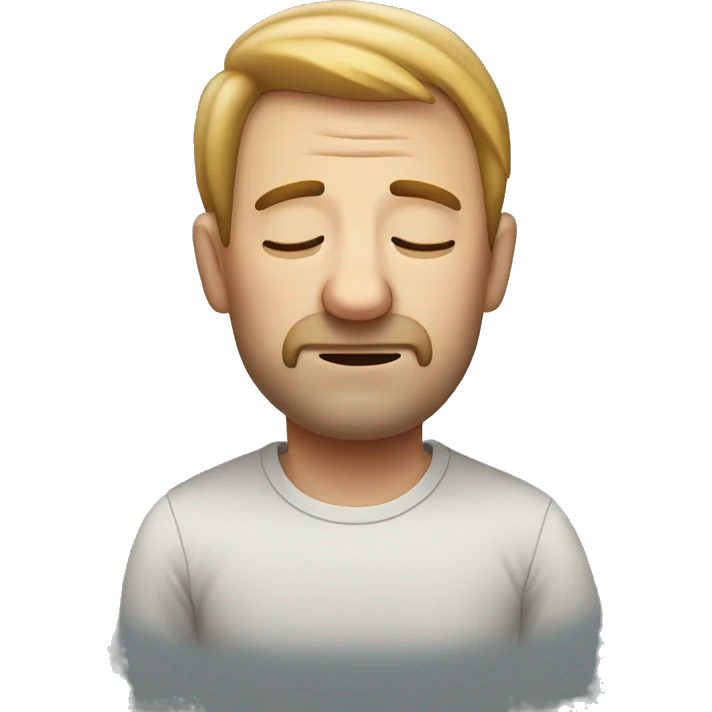 sleepy man emoji