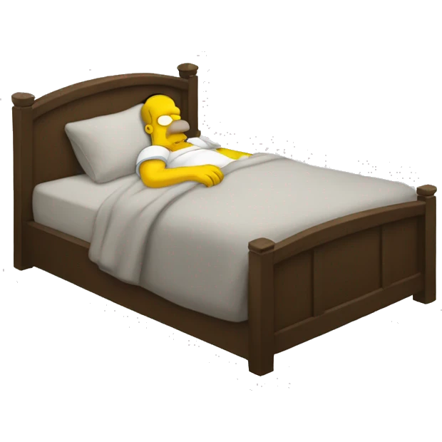 sleeping homer emoji