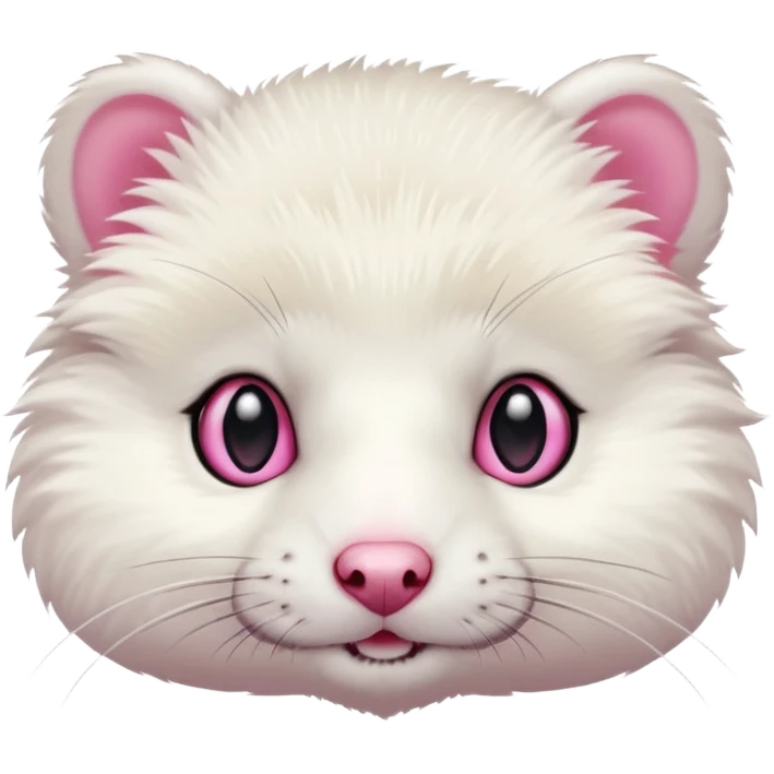 White ferret ...  emoji