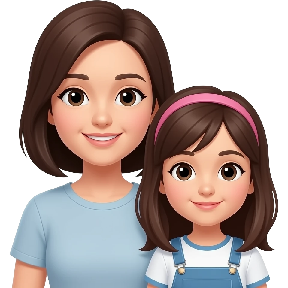 mom and girl emoji