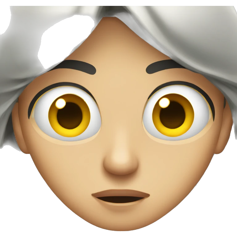 Anxious eyes  emoji