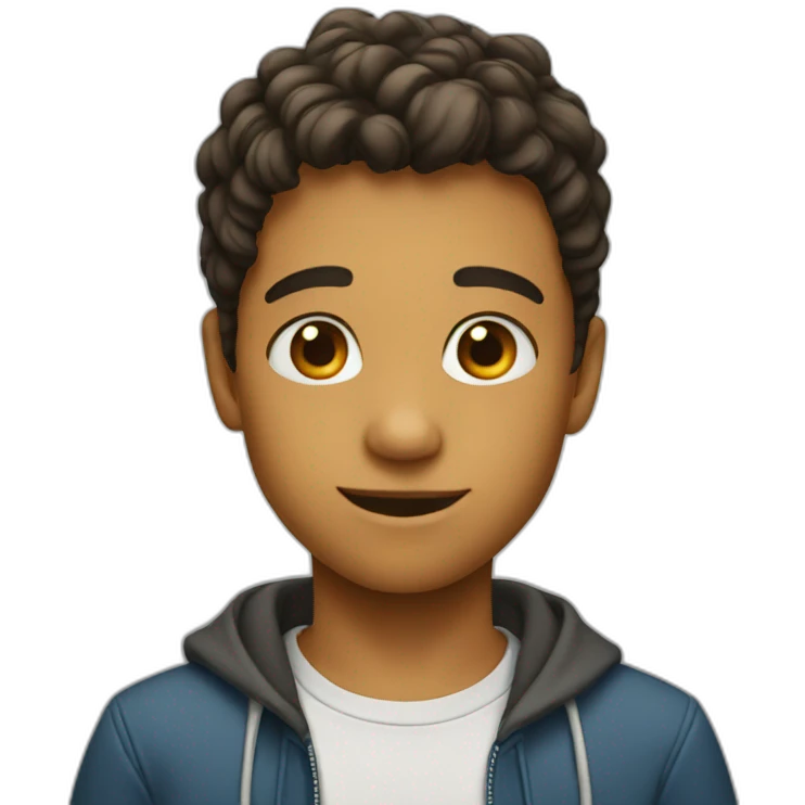 A boy how emoji