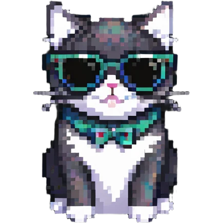 cat wearing sunglasses emoji