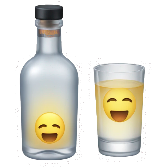 one shot of vodka emoji
