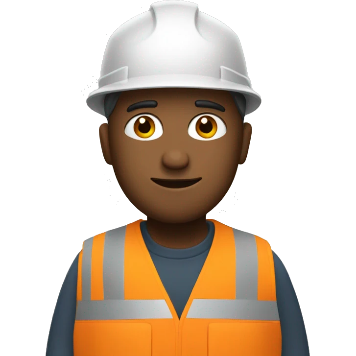 engineer with hat emoji