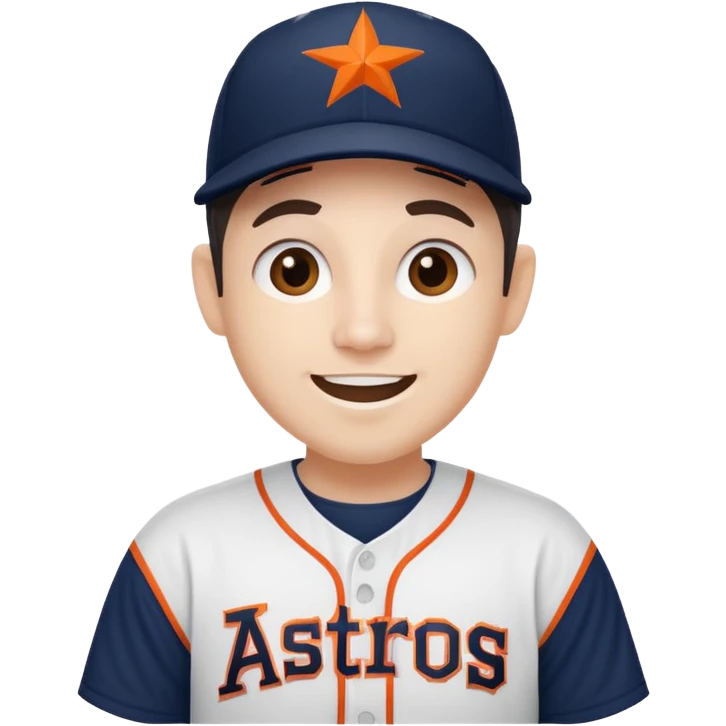 Houston Astros fan cheering emoji