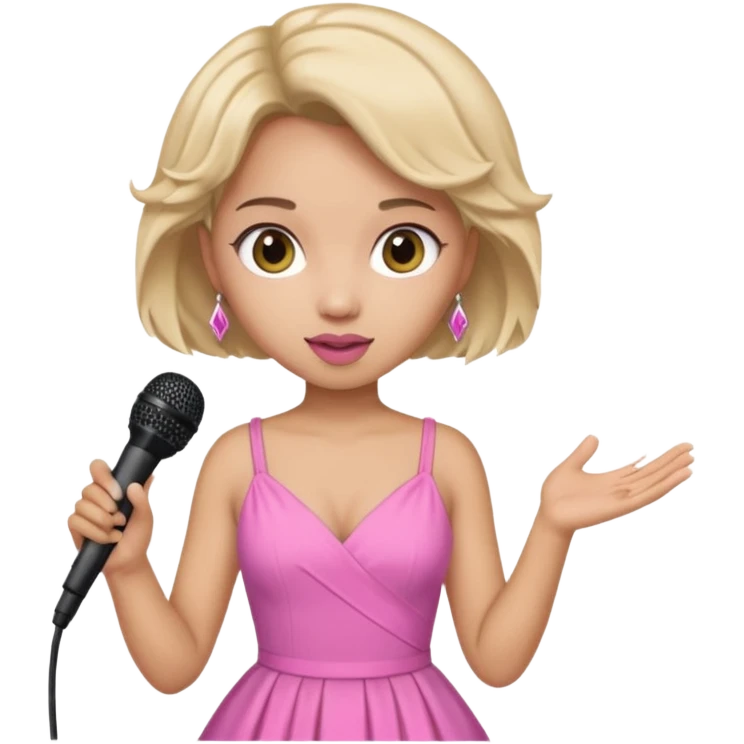 ice spice with microphone emoji