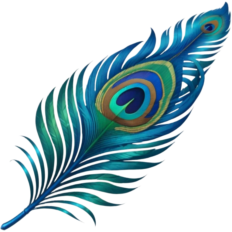  Peacock feather emoji