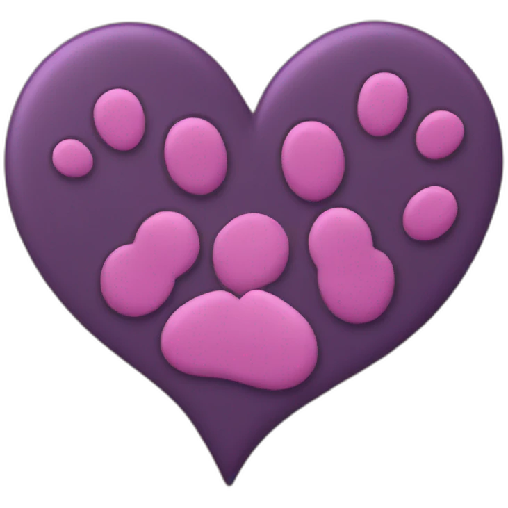 heart with paws emoji