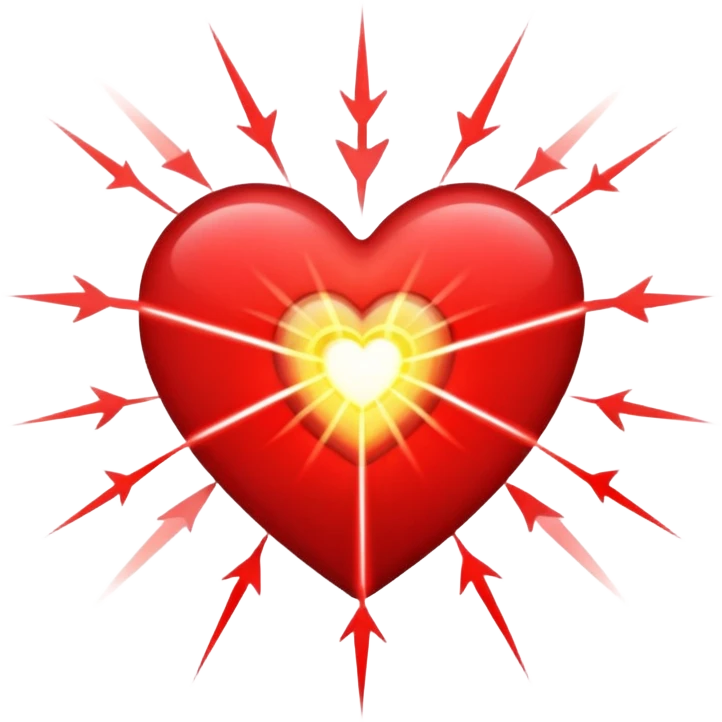 heart lasers emoji