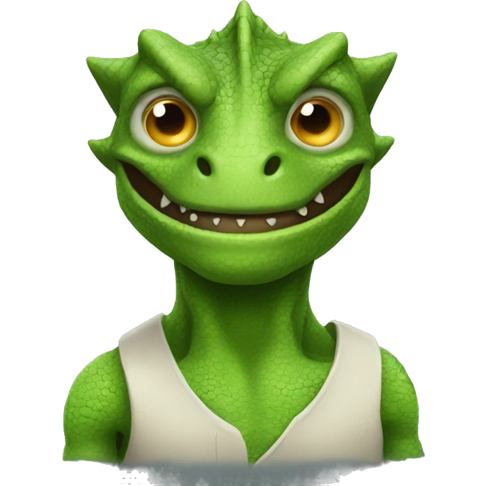 Lizard man  emoji