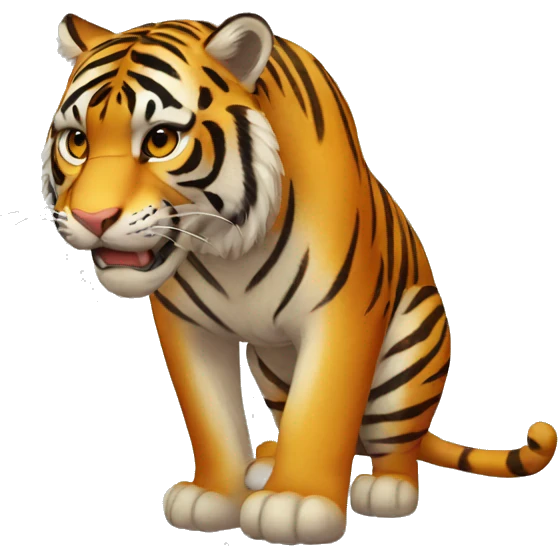 tigre enamorado  emoji