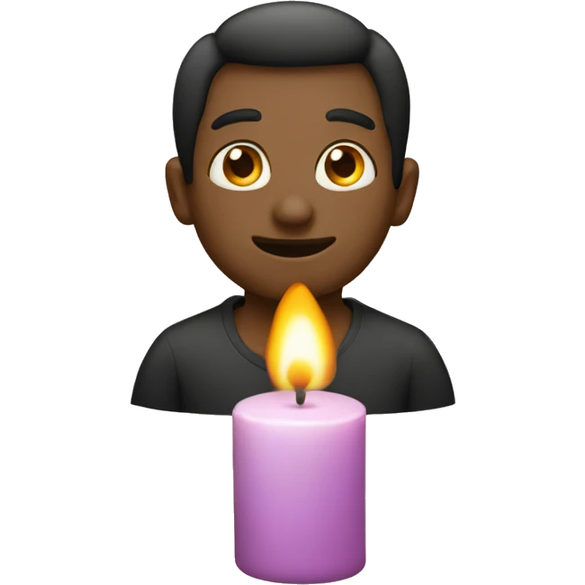 A candel  emoji