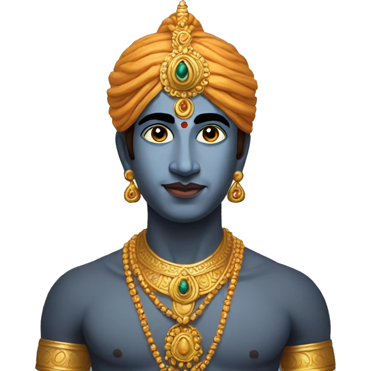 Krishna realistic  emoji