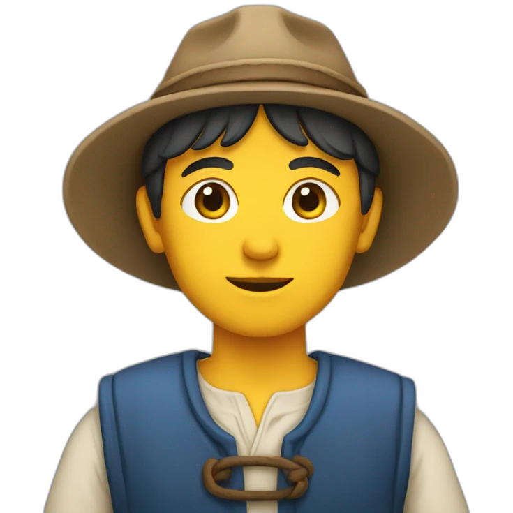 peasant young emoji