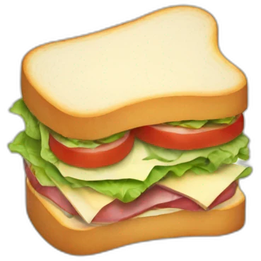 a sandwich emoji