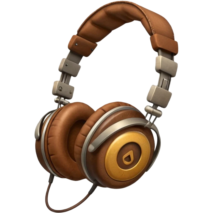 vintage headphone emoji