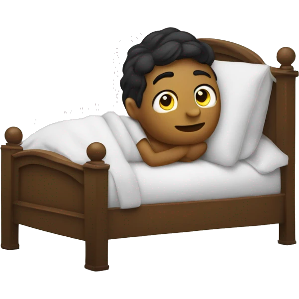 Liggen in bed emoji