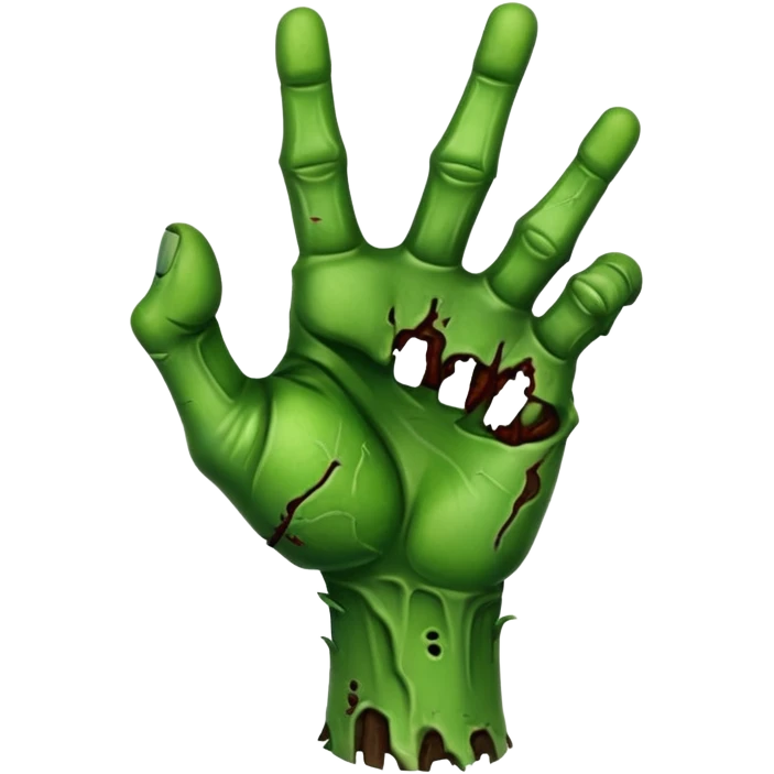 zombie hand fist emoji