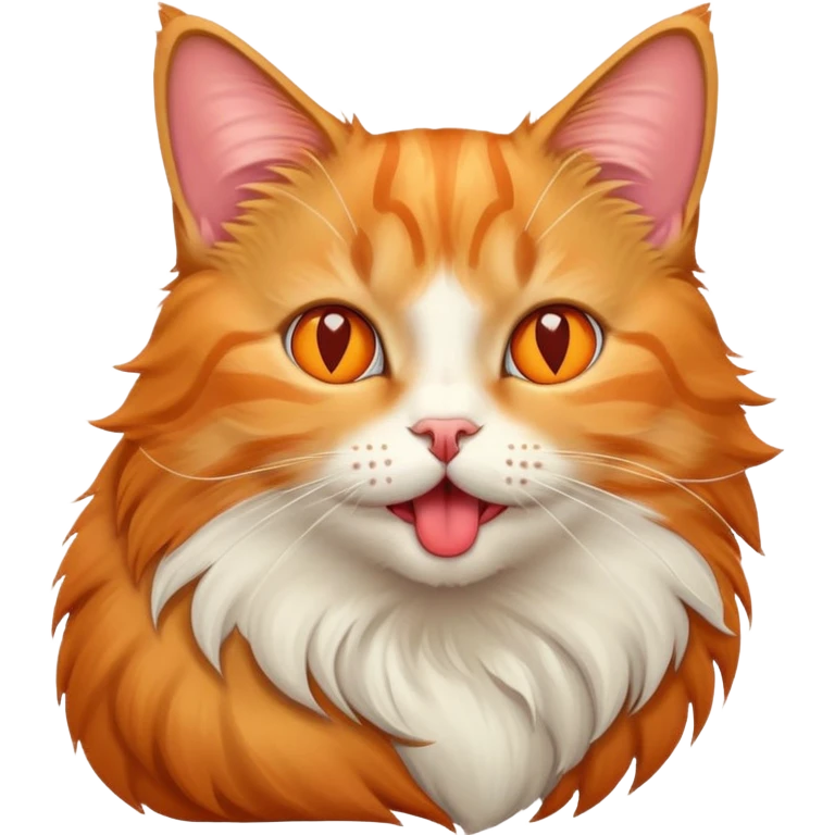 cat heart eyes with tongue out emoji