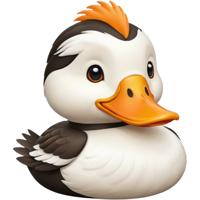 Can I get a king eider duck in the style of an apple emoji emoji