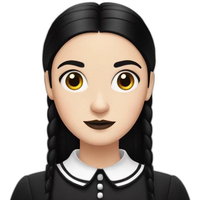 wednesday addams emoji