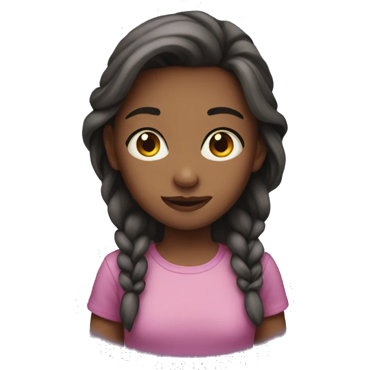  girl with  emoji