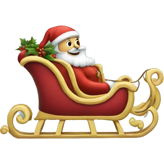 Sleigh emoji