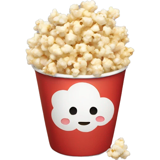 Popcorn in a cup emoji