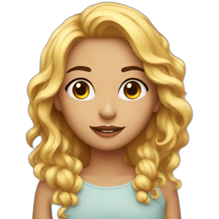 Beutiful girl emoji