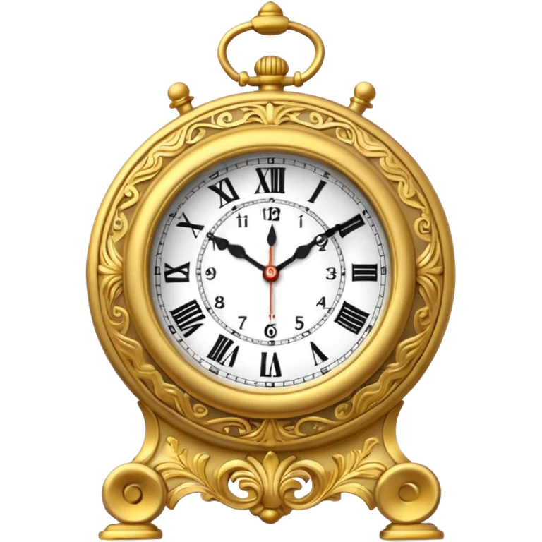  clock showing a 10 minutes before twelve. emoji