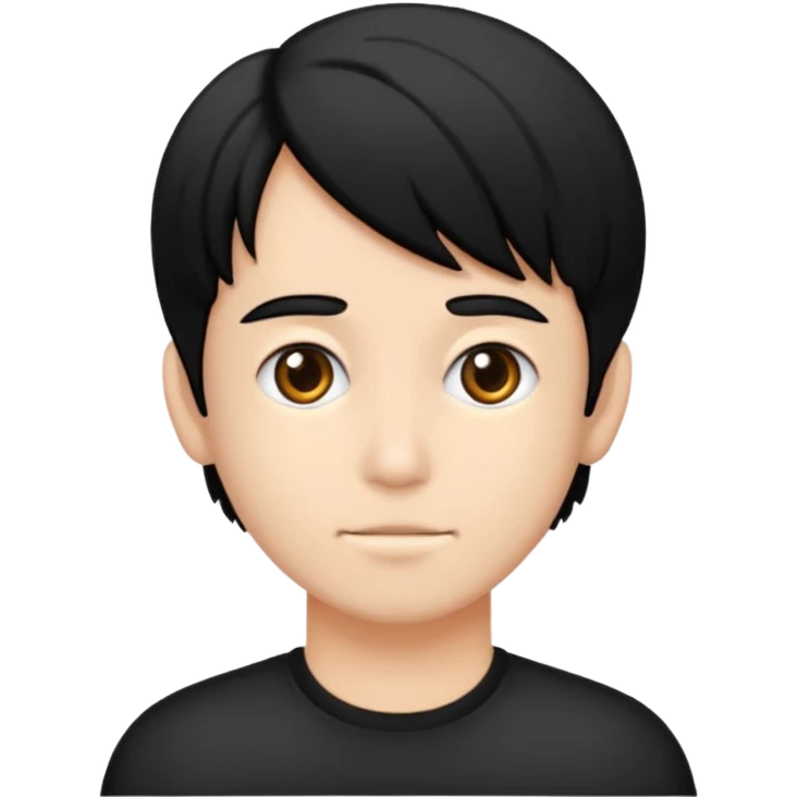 seorang laki dengan mata berbintang bintang. buatlah hanya kepala saja emoji