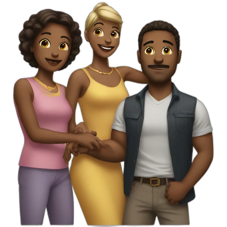 party of three emoji